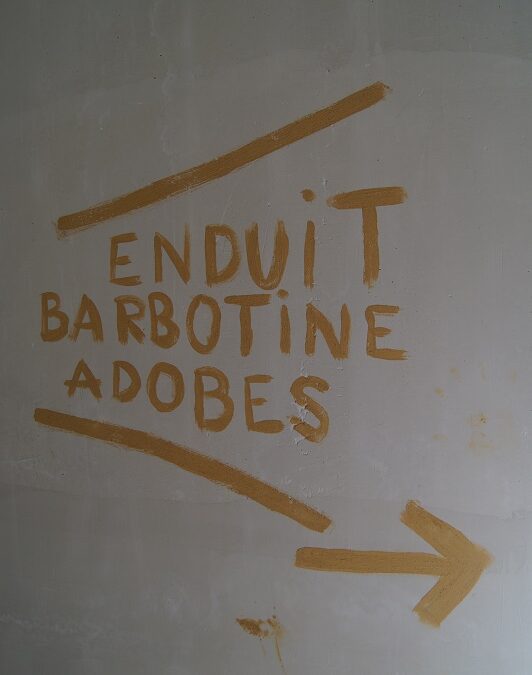 Enduit barbotine adobes